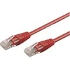 Wentronic Goobay CAT 5e pataisinis kabelis, U/UTP 68339 0,5 m, Raudona