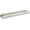 Wentronic Triton CAT 6 Patch Panel 19 colių (48,3 cm), 24 prievadų – pilka spalva