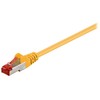 Wentronic „Goobay CAT 6“ jungties kabelis, S/FTP (PiMF), geltonas – laido ilgis 30 m