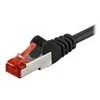 Wentronic Goobay CAT 6 patch kabelis, S/FTP (PiMF), juodas, 5 m - LSZH be halogenų, varis (68700)