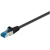 Wentronic Goobay CAT 6a tinklo kabelis, S/FTP (PiMF), juodas, 3 m – LSZH be halogenų, varis (93787)