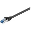 Wentronic Goobay CAT 6A S/FTP LAN Patchcord laidas, juodas, 10 m