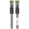 Wentronic Goobay Goobay CAT 8.1 pleistras kabelis, S / FTP (PiMF), pilka, 0,5 m - LSZH be halogenų, varinis AWG 24 (55135)