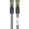 Wentronic Goobay Goobay CAT 8.1 pleistras kabelis, S / FTP (PiMF), pilka, 0,5 m - LSZH be halogenų, varinis AWG 24 (55135)