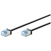 „Goobay“ itin lankstus CAT 6A jungiamasis kabelis, plonas, U/FTP, juodas - Kabelio ilgis 7,5 m