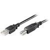 Kabelis USB Goobay USB-A - USB-B 3 m Juodas (44732)