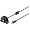 Wentronic USB 2.0 ilgintuvas su fiksuotu tvirtinimu Goobay 1,2m