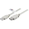 Goobay USB-A – USB-A USB laidas 5 m pilkas (JAB-853464)