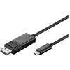 Wentronic Goobay | USB-C- DisplayPort adapterio laidas (4k 60 Hz) | USB-C kištukas | DisplayPort vyriškas | USB-C į DP | 1,2 m
