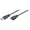 USB kabelis Goobay USB-A - mikroUSB 1,8 m juodasis (95026)