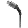 Wentronic goobay - USB-Kabelis - USB-C (M) bis USB-C (M) - USB2.0 - DC 5 V - 3 A - 50cm - Juodas, Sidabrinė (49301)
