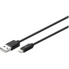 Wentronic USB laidas Goobay USB-A - Lightning 0.5 m Juodas (JAB-3332473)