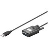 „Goobay“ | USB nuoseklusis RS-232 keitiklis, permatomas | 68875 | USB 2.0 kištukas (A tipo) | D-SUB/RS-232 kištukas (9 kontaktų)