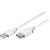 Goobay USB-A – USB-A USB kabelis 5 m baltas (JAB-1521973)
