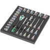 Įrankių rinkinys Wera Wera 9722 foam insert 8000 C Zyklop 1/2 ratchet set 1, 31 pieces, tool set (juodas/pilkas, ratchet and socket set, in foam insert for workshop trolley)