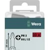 Sukimo antgaliai WERA Standart, PH2 x 25 mm, 10 vnt.