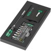 Įrankių rinkinys Wera Wera 9750 Kraftform Compact and Tool-Check PLUS Set 1, 57 dalių įrankių rinkinys (juodas/žalias, veržliarakčio ir antgalių komplektas, putplasčio įdėkle dirbtuvių vežimėliui)