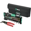 „Wera Tool-Check Combi 1“ su „KNIPEX Cobra“ antgalių rinkiniu, juodos/žalios spalvos, 40 dalių, įskaitant 1/4 colio antgalių reketą ir vandens pompos reples