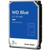 Western Digital 2 TB MĖLYNAS 256 MB 3,5 colio SATA 6 GB/SINT 7200 RPM