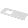Wexe HAGER Dangčio išpjova 1SO/BR 170 PH, vieno modulio, skirto Opus, ilgis 250 mm, skylės pradžia 40 mm, perlo baltumo spalva, RAL 9016, plastikas