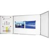 Legamaster ECONOMY PLUS konferencijų blokas 90 x (120–240) cm, plienas, horizontaliai, fiksuotas, magnetinis, su apsauga nuo įbrėžimų