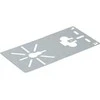Wibe SCHNEIDER ELECTRIC Dėžutės plokštė A, aukštis 245 mm, plotis 1 mm, ilgis 118,5 mm, galvanizuota