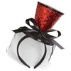 Kepurė Widmann Raudona glitter mini hat