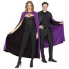 Widmann Dvipusis apsiaustas, juodos ir violetinės spalvos, 130 cm.