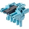 „Wieland Electric GST18i“ serijos T skirstytuvas, 5 polių, 5 krypčių, 20A, IP20