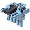 „Wieland Electric GST18i“ serijos T skirstytuvas, 5 polių, 5 krypčių, 20A, IP20