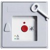 WINDOWMASTER priešgaisrinės signalizacijos mygtukas, pagrindinis WSK320, pilkas su garsiniu signalu ir atstatymo mygtuku (atidarius duris, garsinis signalas nutraukiamas).