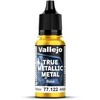 Vallejo Vallejo: 77.122 - True Metallic Metal - Base - Radiant Geltona (18 ml)