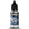 Vallejo : 77.120 - True Metallic Metal - Light - Obsidian Juodas (18 ml)