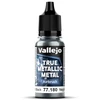 Vallejo Vallejo: 77.180 - True Metallic Metal - Airbrush - Obsidian Juodas (18 ml)