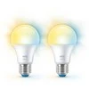 Signify WiZ Baltas Lampe E27 Tunable 60W matt Zweierpack