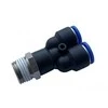 Woody Adapteris 1/2'' išorinis sriegis, 2 įstūmimo jungtys, 12 mm