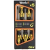 Work>It Atsuktuvų rinkinys TORX, 5 dalių