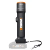 WORX WX027.9, Universal prožektorius, Juodas, Oranžinis, Mygtukai, LED, SOS mode, Baltas