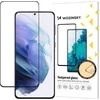 LCD apsauginis stikliukas "Wozinsky 5D Full Glue" Samsung S901 S22/S911 S23 pritaikytas dėklui juodas