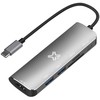 XtremeMac USB-C ŠAKOTAS – 6 PRIEVADAI (HDMI, SD/MSD kortelės, 2*USB-A, USB-C PD)