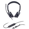 Yealink UH46 Dual Teams USB-C/A ausinės, laidinės, 20–20 000 Hz, biurui / skambučių centrui, 166 g, ausinės, juodos