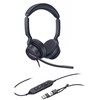 Yealink UH46 Dual Teams USB-C/A ausinės, laidinės, 20–20 000 Hz, biurui / skambučių centrui, 166 g, ausinės, juodos
