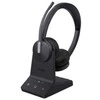 Ausinės Yealink WH64 Workstation Dual Ausinių rinkinys Przewodowy i Bezprzewodowy su lankeliu ant galvos Biuro/centrum telefoniczne USB Type-C Bluetooth Podstawka do ładowania Juodas