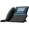 Yealink-SIP-T77U, IP telefonas, juodas, laidinis ir belaidis ragelis, stalinis, 1000 įrašų, mygtukai