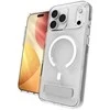 ZAGG Crystal Palace Snap KS MagSafe dėklas, skirtas iPhone 17 Pro – skaidrus