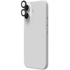 Zagg „InvisibleShield Glass Elite“ („CameraRings“) objektyvo apsauga, skirta „Apple iPhone 17/16/16+“ (sidabrinė), „Apple“, „iPhone 17/16/16+“, atsparus dulkėms, atsparus smūgiams, atsparus įbrėžimams, sidabrinė, 2 vnt.