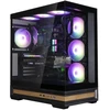 Zalman P40 NAMU Juodas, Midi Tower, PC, Juodas, ATX, micro ATX, Mini-ITX, Plastikas, Plienas, Grūdintas stiklas, Multi