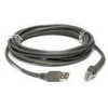 „Zebra“ kabelis – EKRANUOTAS USB: A SERIJOS JUNGTIS, 15 pėdų. (4,6M), TISIUS.