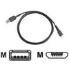 Zebra „Motorola“ mikro USB sinchronizavimo laidas, juodas