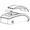 Zebra KIT, Repair, Cover Assy, Fixed Sensor, (includes Media Window), (TT)